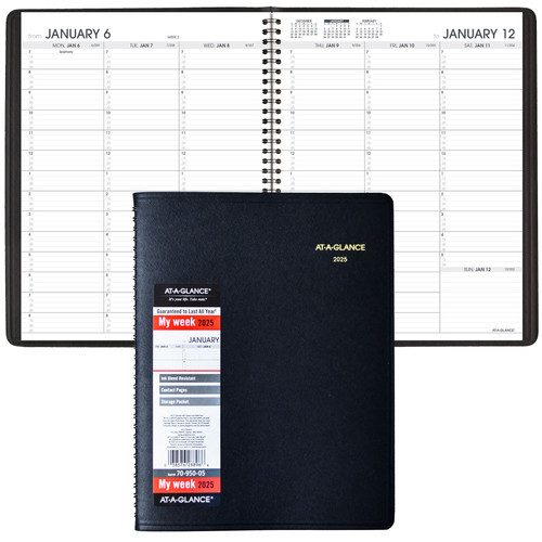 2025-at-a-glance-70-950-05-weekly-appointment-book-8-14-x-11-black-cover