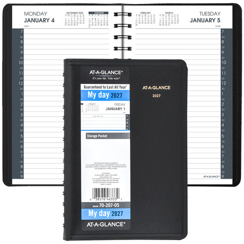 At-A-Glance 2027 70-EP03-05 Daily Appointment Book