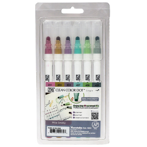 Kuretake Zig Clean Color Dot Individual Pens 