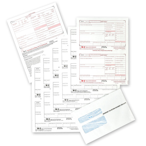 2026-adams-22904kit-w2-forms-6-part-with-w3-transmittal-for24-employees