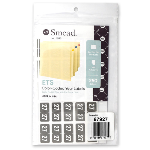 smead-67927-ets-year-2027-gray-year-labels-pack-of-250-new