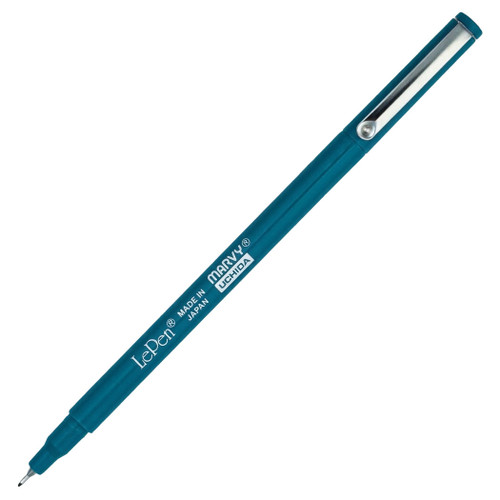 Marvy Uchida Le Pen 4300-S33 Oriental Blue Fineliner Pen