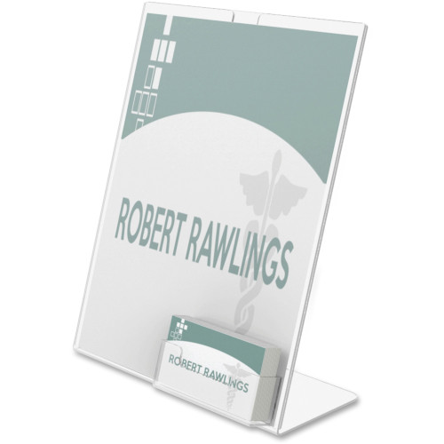 Deflecto 590601 Image Card Pocket Slanted Sign Holder Deflecto 590601 Image Card Pocket Slanted Sign Holder