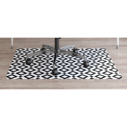 Deflecto CM3540BD FashionMat Black Diamond Chairmat