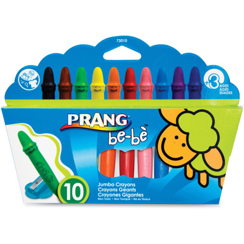 Prang 73010 be-be Jumbo Crayons