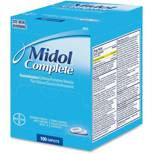 Midol 90751 Complete Pain Reliever Caplets