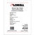 Lorell 49208 L-base Slanted Sign Holder Stand