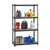 Lorell 59696 2,300 lb Capacity Riveted Steel Shelving