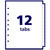 Avery 11315 Monthly Preprinted Tab Dividers