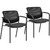 Lorell 83112 Guest Chairs with Mesh Back