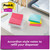 Post-it R33010SSMIA Super Sticky Dispenser Notes - Supernova Neons Color Collection