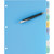 Avery 16171 Big Tab Write & Erase Durable Plastic Dividers, 8 Multicolor Tabs, 1 Set