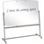 Quartet 3640TE Large Reversible Total Erase Mobile Easel