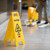 Rubbermaid Commercial 611277YW Caution Wet Floor Safety Sign