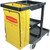 Rubbermaid Commercial 617388 Janitor Cart With Zipper Yellow Vinyl Bag