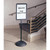 Safco 4117BL Write Way Dual-sided Directional Sign