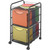 Safco 5212BL Onyx Double Mesh Mobile File Cart