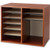 Safco 9420CY Adjustable 12-Slot Wood Literature Organizer