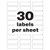 Avery 60531 PermaTrack Destructible Asset Tag Labels