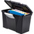 Storex 61510U01C Portable File Storage Box