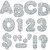 Trend T1613 4" Sparkle Uppercase Ready Letters Set