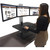 Victor DC475 High Rise Electric Triple Monitor Standing Desk