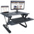 Victor DCX710G High Rise Height Adjustable Standing Desk with Keyboard Tray