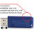 Verbatim 98658 64GB USB Flash Drive - Blue