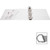 Business Source 28442 Basic D-Ring White View Binders