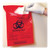 CareTek CTRB042910 Stick-On Biohazard Infectious Red Waste Bags