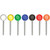 Gem Office Products MTA250 Round Head Map Tacks