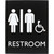 Lorell 02664 Restroom Sign