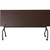 Lorell 59514 Mahogany Flip Top Training Table