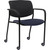 Lorell 83115A204 Stack Chairs with Plastic Back & Fabric Seat