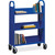 Lorell 99934 Single-sided Steel Book Cart