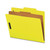 Nature Saver SP17204 1-Divider Recycled Classification Folders