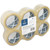 Business Source 32946 Package Sealing Tape, Clear, 1.6 Mil, 1-7/8" x 110 Yds., Pack of 6 Rolls B