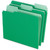 Pendaflex 152-1/3BGR Two-tone Color File Folders