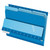 Pendaflex 4210 1/3 BLU 1/3-cut Tab Color-coded Interior Folders