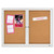 Quartet 2364 Enclosed Bulletin Board for Indoor Use