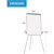 MasterVision EA2300433MV Dry-erase Portable Tripod Easel