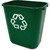 Rubbermaid Commercial 295606GN Deskside Recycling Container