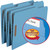 Smead 12040 Fastener File Folders  with Reinforced Tab