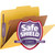 Smead 13734 SafeSHIELD Fastener 1-Divider Classification Folders