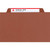 Smead 14075 Plain 2/5 Tab 2-divider Classification Folders