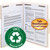 Smead 14547 100% Recycled Fastener Folders with Reinforced Tab