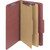 Smead 19075 Plain 2/5 Tab 2-divider Classification Folders