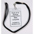 Vertical ID Badge Holders With Lanyards, Pack Of 12