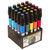 chartpak-ad-markers-a-basic-colors-tri-nib-tip-25-color-set-top-view