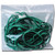 Long Rubber Bands, 14" x 1/4", Green, Pack of 10